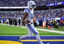 ¿Michael Pittman anotará de nuevo? El modelo reveló la NFL en cualquier momento