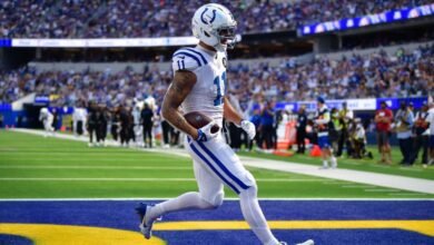 ¿Michael Pittman anotará de nuevo? El modelo reveló la NFL en cualquier momento