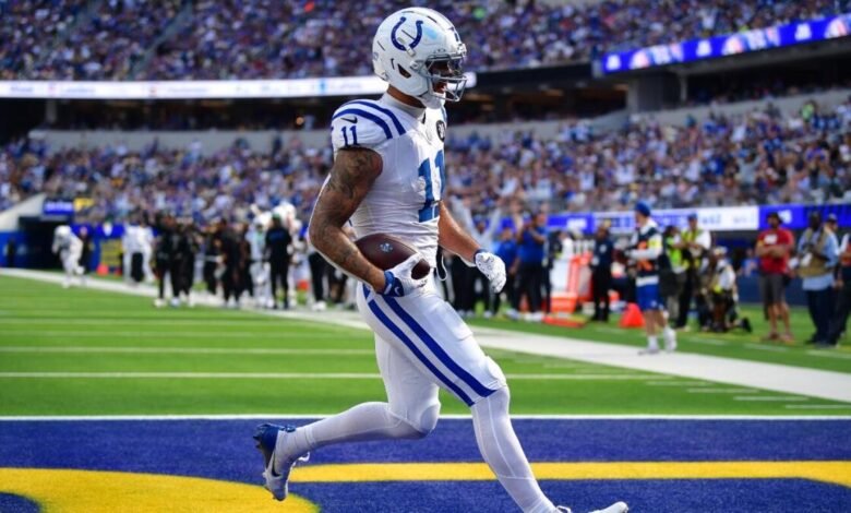 ¿Michael Pittman anotará de nuevo? El modelo reveló la NFL en cualquier momento