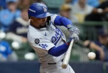 Probabilidades, predicciones, líneas, selecciones y mejores apuestas de Dodgers contra Dodgers. Brewers NLCS Game 2 de un modelo probado