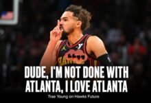 Trae Young de los Hawks niega los rumores comerciales de la NBA en el video del anuncio de Hard Iced Tea