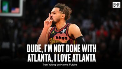 Trae Young de los Hawks niega los rumores comerciales de la NBA en el video del anuncio de Hard Iced Tea