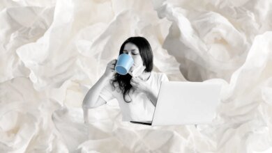 Trabajar estando enfermo no es el poder que crees que es.