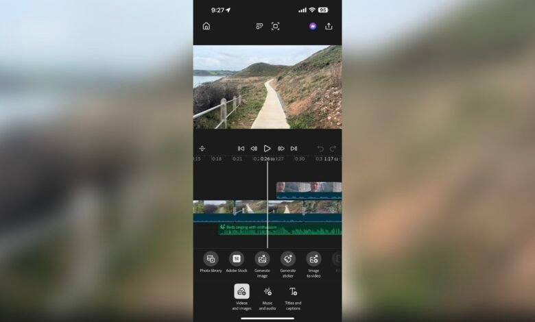 Revisión de la aplicación de edición de video de Adobe Premiere iPhone