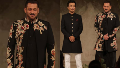 Salman Khan hizo Royalty Exeuded mientras el diseñador Vikram Fadnis regresa a la rampa