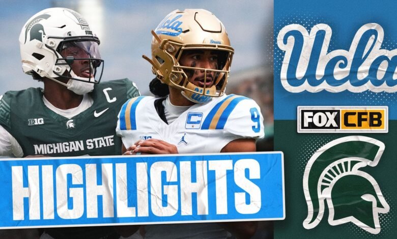 Aspectos destacados de UCLA Bruins vs. Michigan State Spartans | Fútbol universitario FOX Aspectos destacados de UCLA Bruins vs. Michigan State Spartans | Fútbol universitario FOX