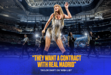 Taylor Swift gritó al Real Madrid sobre la ‘vida de una’ pista ‘wi $ h li $ t’