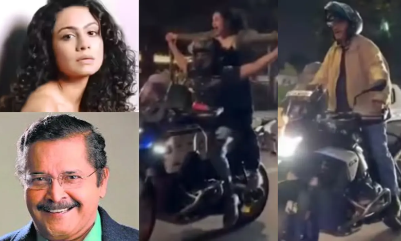 Tiku Talsani y Mansi Parekh fichados por arriesgado truco en bicicleta en Ahmedabad Tiku Talsani y Mansi Parekh fichados por arriesgado truco en bicicleta en Ahmedabad