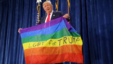 ¿Trump siempre ha estado en contra de los derechos LGBTQ+? Todo en su pasado dice que no.