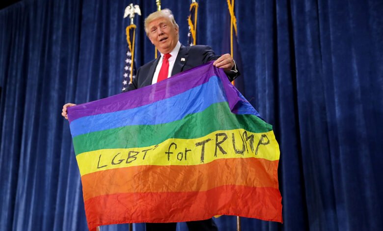 ¿Trump siempre ha estado en contra de los derechos LGBTQ+? Todo en su pasado dice que no.