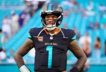 Tua Tagovailoa se disculpa con sus compañeros por sus comentarios tras la última derrota de los Dolphins