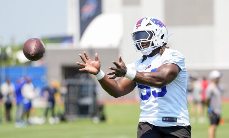 Larry Ogunjobi y Michael Hoecht de los Bills podrían regresar después de la suspensión Larry Ogunjobi y Michael Hoecht de los Bills podrían regresar después de la suspensión