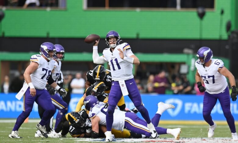 Vikings-Browns tiene el más bajo en exceso de la temporada 2025 de la NFL