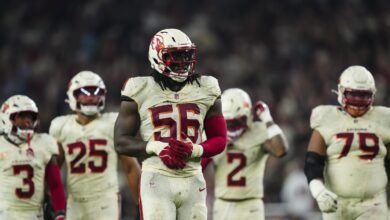 El cardenal excluyó a DL Darius Robinson
