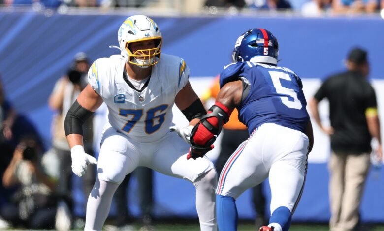 El LT Joe Alt de los Chargers sigue limitado El LT Joe Alt de los Chargers sigue limitado