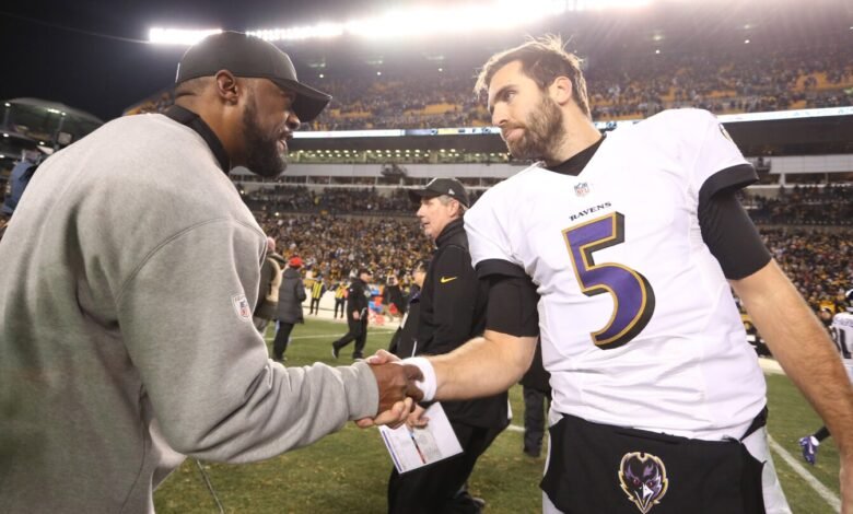 Joe Flacco: Mike Tomlin estaba “jugando un poco” con sus comentarios sobre el intercambio Joe Flacco: Mike Tomlin estaba “jugando un poco” con sus comentarios sobre el intercambio