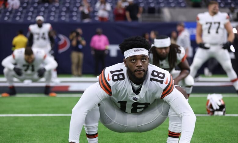 El WR de los Browns, David Bell, anuncia su retiro El WR de los Browns, David Bell, anuncia su retiro