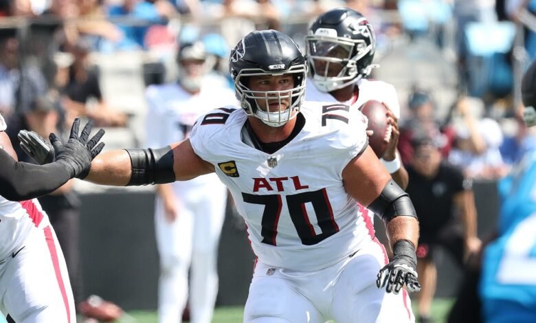 Jake Matthews está día a día tras lesionarse el tobillo el lunes Jake Matthews está día a día tras lesionarse el tobillo el lunes