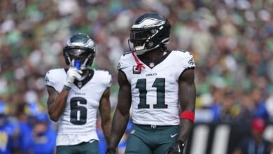 Devonta Smith: AJ Brown quiere lo mejor para el equipo, el crimen debe ser mejor