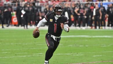 Kyler Murray no entrenará el miércoles por una lesión en el pie