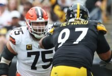 Joel Bitonio: El estadio Acrisure es ‘el peor campo en el que he jugado’