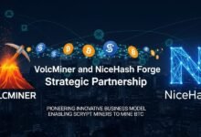 VolcMiner y Nicehash Forge Strategic Partnership para ser pionero en el modelo de negocio innovador que permite a los mineros de cifrado extraer BTC