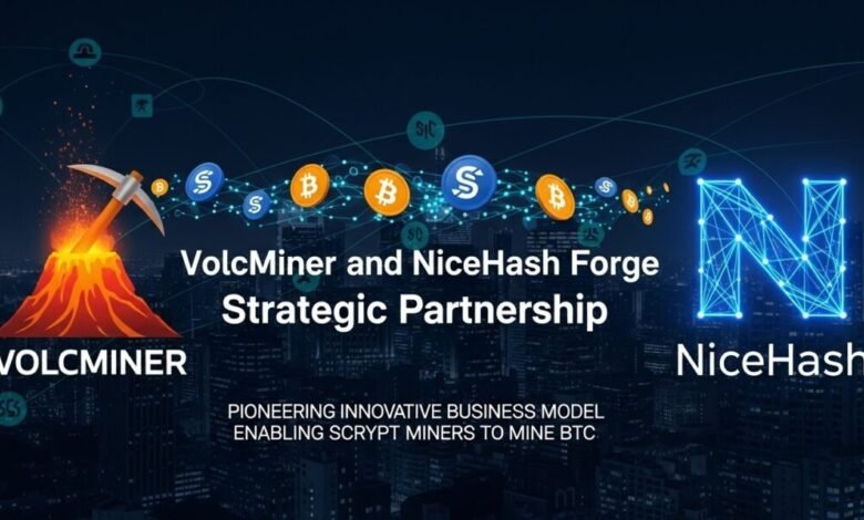 VolcMiner y Nicehash Forge Strategic Partnership para ser pionero en el modelo de negocio innovador que permite a los mineros de cifrado extraer BTC