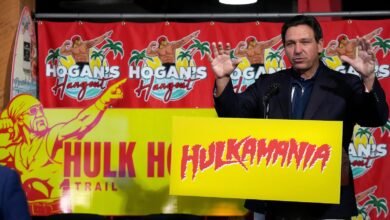 La leyenda de la lucha libre Hulk Hogan para honrar el sendero frente al mar de Florida