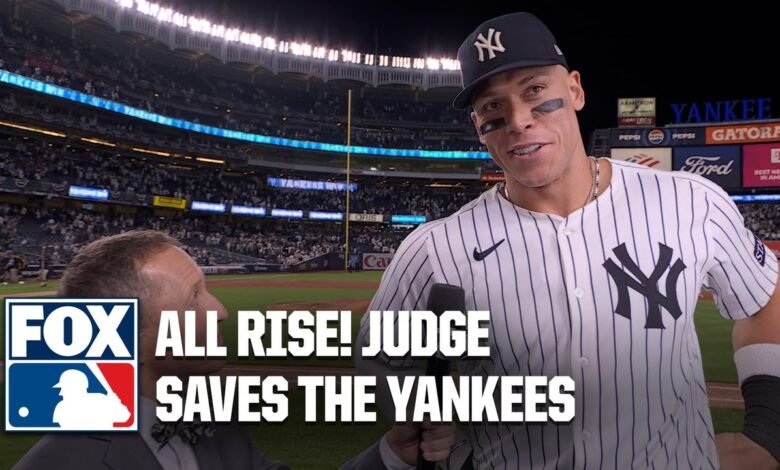 “No hay pánico en este equipo”. – Aaron Judge mantiene vivos a los Yankees mientras luchan por la eliminación 🔥