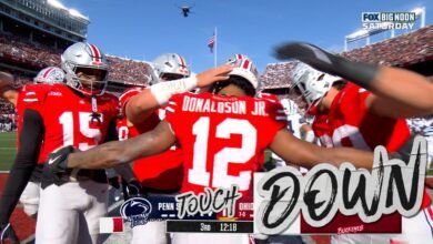 CJ Donaldson anotó un touchdown de una yarda para ampliar la ventaja de Ohio State sobre Penn State