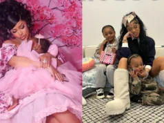 Cardi B da la bienvenida al bebé número 4, su primer hijo con su novio Stefon Diggs: ‘Una razón más para amarme’