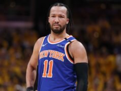 Fuente: Jalen Brunson de los Knicks tiene una lesión de tobillo de grado 1