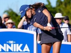 Kai Trump disparó 13 sobre 83 en su debut en el LPGA Tour, terminando último en el campo