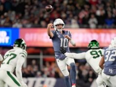 Drake Maye escuchó cánticos de ‘MVP’, lo que llevó a los Pats a su octava victoria consecutiva