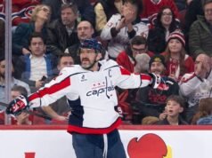 Ovechkin terminó décimo en la lista de puntos de la NHL en la victoria de los Capitals