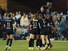 La estrella estadounidense Rose Lavelle anotó tarde para darle al Gotham FC otro título de la NWSL
