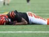 Tee Higgins de los Bengals sufrió una conmoción cerebral tras una fuerte caída en el campo