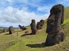 Moai 263 en Rapa Nui, Chile