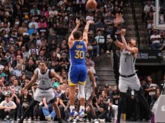 El histórico partido de Stephen Curry cautiva a los fanáticos de la NBA mientras los Warriors vencen a Wemby y los Spurs en un thriller