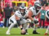 Eagles C Cam Jurgens contra Cowboys