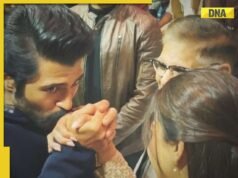 Vijay Deverakonda besa a Rashmika Mandana en The Girlfriend Success Meet y dice: “Espero…”