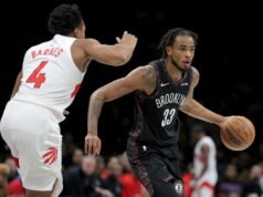 Los Raptors ganaron su séptimo partido consecutivo contra los Nets, que de repente son tendencia