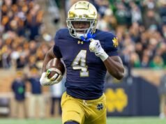 Jeremiyah Love (3 TD), No. 9 Notre Dame sorprende a Syracuse
