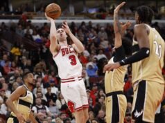 Antes de la mayor parte del juego, los Wizards perdieron ante los Bulls por su decimocuarta derrota consecutiva.