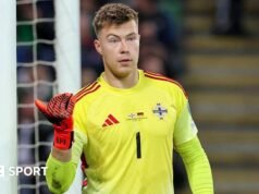 Eslovaquia-Irlanda del Norte: Bailey Peacock-Farrell en el equipo ‘más fuerte’ de NI