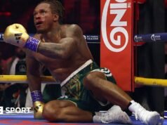 Benavidez vs Yarde: el británico ensangrentado se detuvo séptimo en su desafío por el campeonato mundial