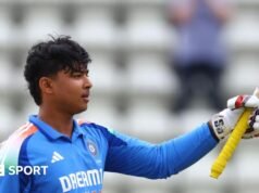 Vaibhav Suryavanshi logra un siglo increíble en India Una victoria