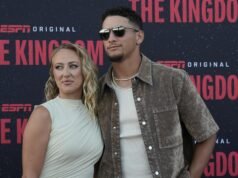 Patrick Mahomes y su esposa Brittany se retratan en videos en las redes sociales