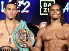 Cuadro de mando en vivo de David Benavidez vs Anthony Yarde y resultados completos de la cartelera del Ring IV