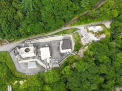 La planta geotérmica de Nakao combina energía y agua termal.